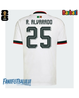 Mexic Roberto Alvarado #25 Tricou Fotbal Replică Mondial 2026 Barbati Deplasare